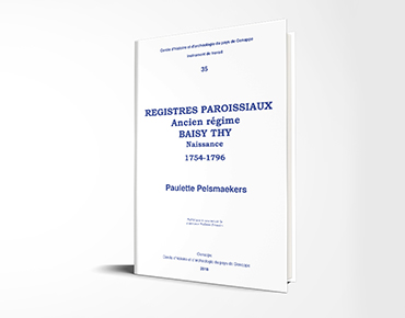 Registres paroissiaux, ancien régime, Baisy-Thy. Naissance 1754-1796